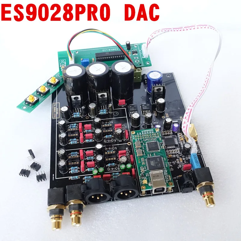 ES9028PRO +TCXO 0.1PPM 4 Layer DAC decoder board support Amanero iis / XMOS USB interface ES9028PRO +TCXO 0.1PPM 4 Layer DAC decoder board support Amanero iis / XMOS USB interface