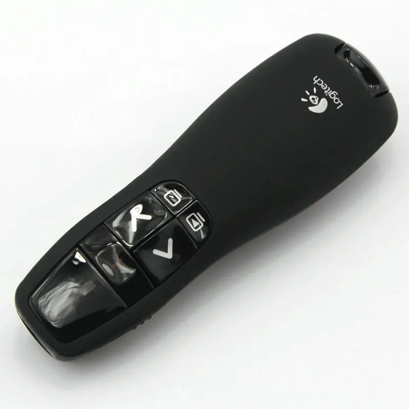 

JSHFEI USB R400 2.4Ghz Wireless Presenter Red Laser Pointer PPT Remote Control for Power pointer Presentation Office USB light