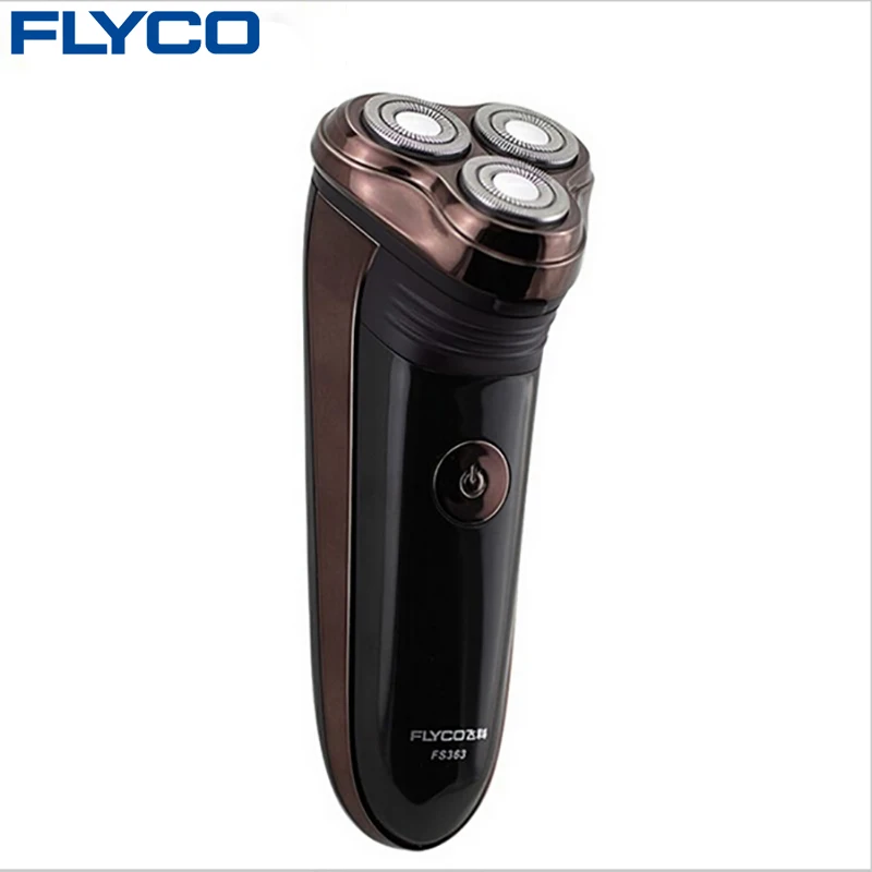 Электробритва FLYCO перезаряжаемая 3D тройная плавающая головка бритвенные головки
