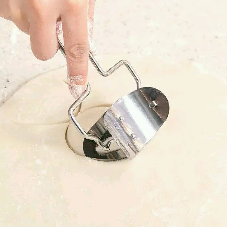 Нержавеющая сталь тестопресс машина для приготовления клецки пирог формы круг клецки производитель плесень резак нож для выпечки Кухонные Принадлежности