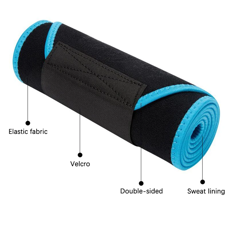 Fitness Waist Belt Unisex Exercise Sport Neoprene Waistband Body Building Slim Belts For Women Men Gym Training Equipment (4)