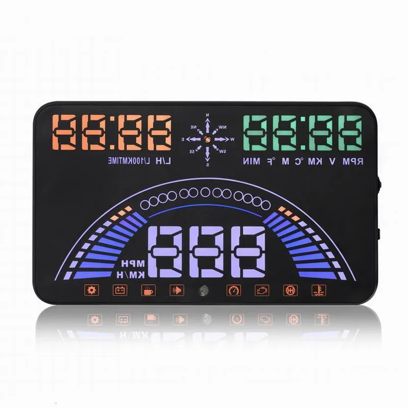 

XYCING S7 GPS and OBD HUD 5.8 inch Car Head Up Display Windscreen Projector Vehicle Driving Data Diagnosis Display Speed Alarm