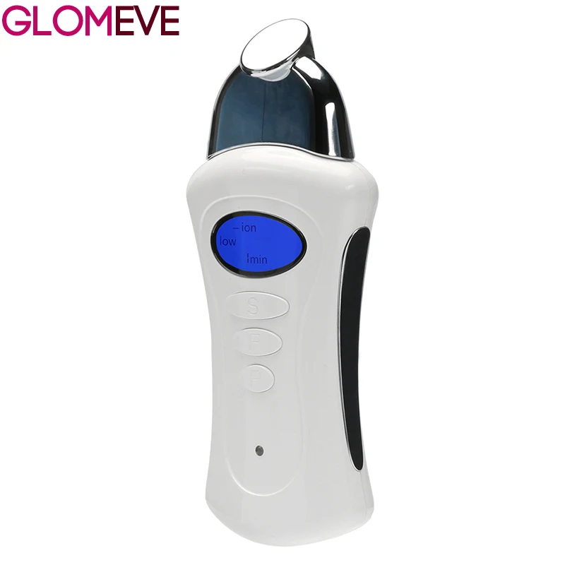 

Electric Mini USB Beauty Instrument Micro-current Ion galvanic Handheld Spa Device with 3 Massage Heads LCD Facial Care Tool