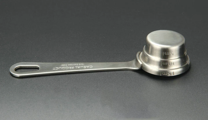 Spoon with handle/Jigger/Oz device/Wine cup/5/10/15ml/z