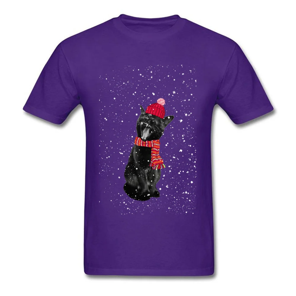 Christmas Mood 2018 New Short Sleeve Funny Top T-shirts 100% Cotton O-Neck Boy Tops Shirt 3D Printed Tops Shirts April FOOL DAY Christmas Mood purple
