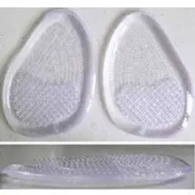 1 Pair Flat Feet Orthotic Arch Support Gel Pads Non-Slip Pain Relief Shoes Insoles High Heels Silicone Gel Forefoot Gel Pads #11 leopard pattern silicone forefoot insole pads black yellow pair
