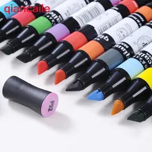 1 шт. спиртовая двойная головка художественная маркер ручка кисть эскиз маркеры для рисования манга товары для рукоделия 131 цветов на выбор
