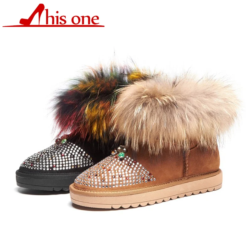 

This one Women thick shoes fashion snow boots warm winter 2019 new cotton shoes ankle boots for women