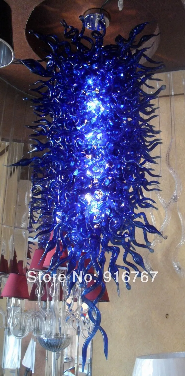 C121-Large Beautiful Gallery Art Glass Chandeliers for Sale | Освещение