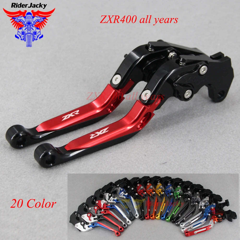 

CNC Extendable Foldable Motorcycle brake Clutch Levers For Kawasaki ZXR400 all years ZXR 400