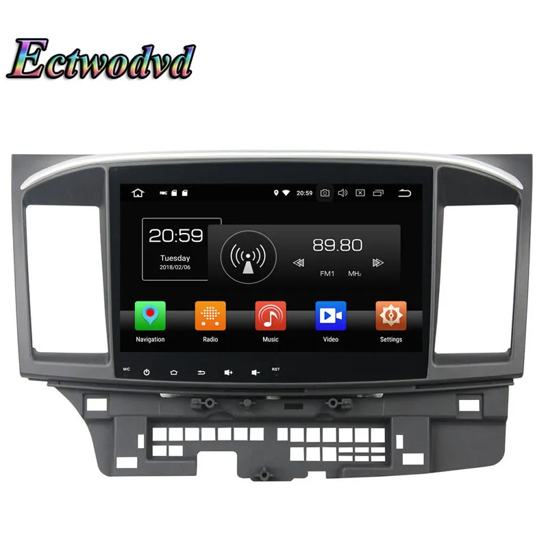 Best Ectwodvd Octa Core 4G RAM 64G ROM Android 9.0 Car Multimedia DVD Player GPS HeadUnit for Mitsubishi Lancer 2015 0 Best Ectwodvd Octa Core 4G RAM 64G ROM Android 9.0 Car Multimedia DVD Player GPS HeadUnit for Mitsubishi Lancer 2015 0