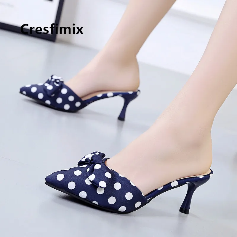 Cresfimix femmes hauts talons/женская белая удобная обувь на высоком каблуке Женская