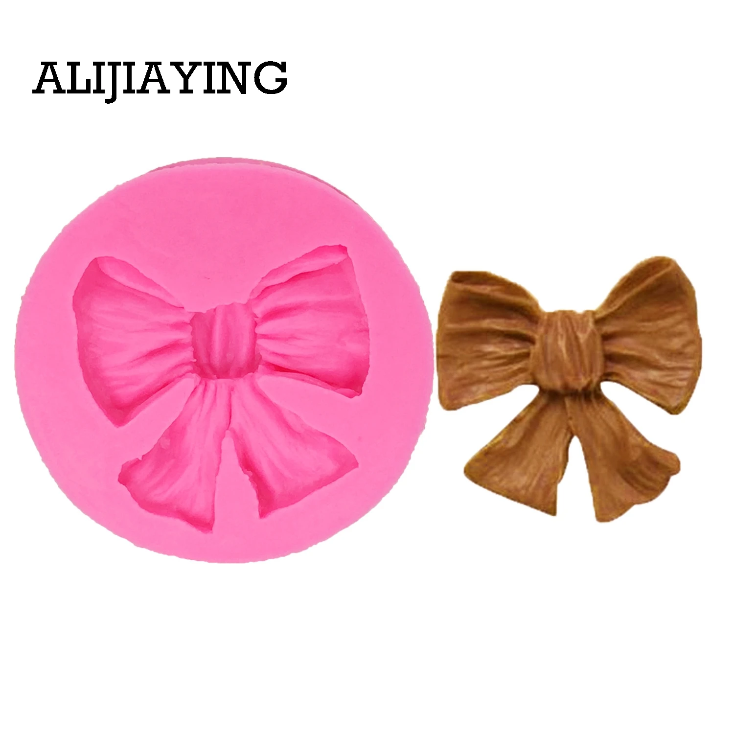 

M0250 1Pcs 3D Bow Silicone Mold Fondant Mould Cake Decorating Tools Chocolate Gumpaste Molds, Sugarcraft, Kitchen Accessories
