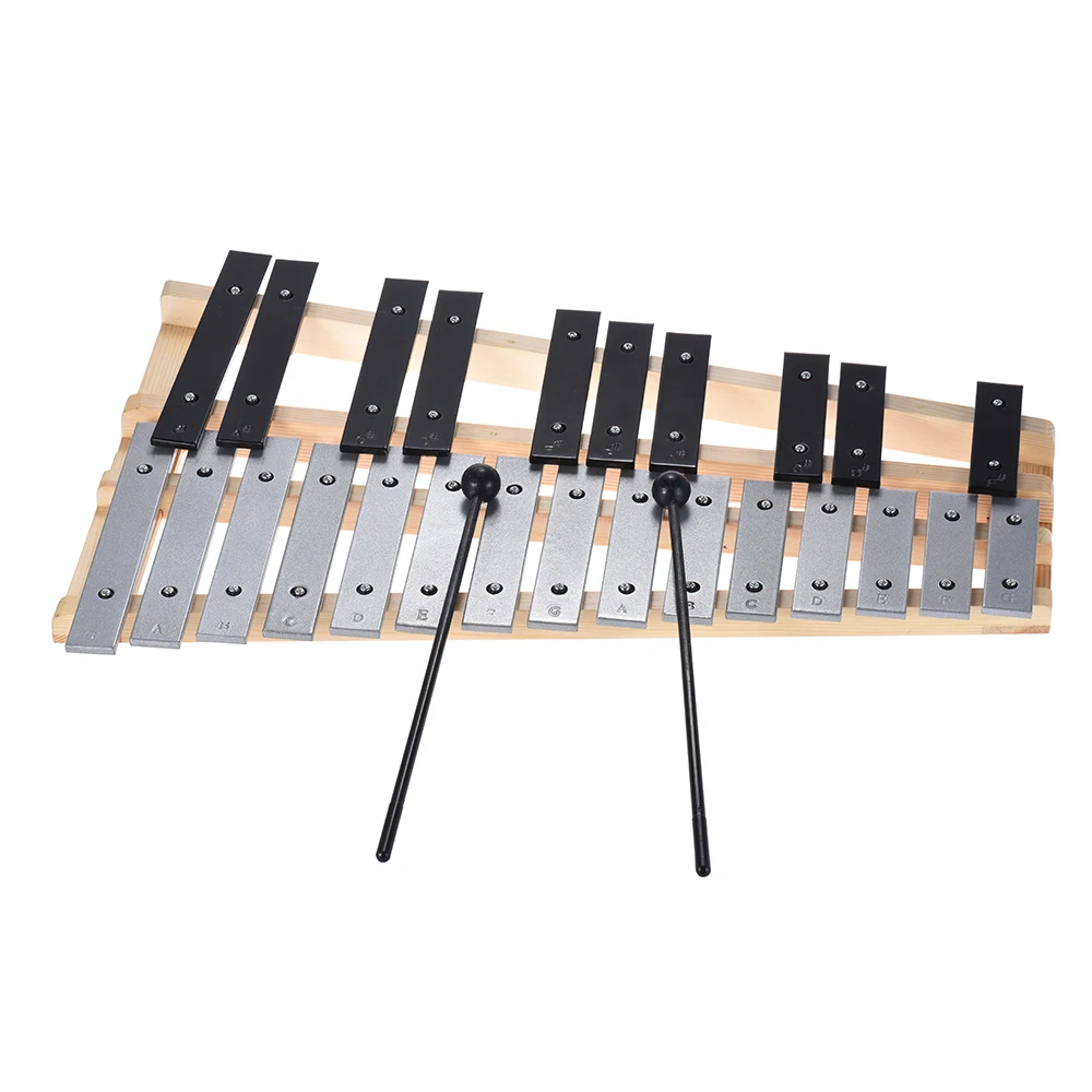 

25 Note Glockenspiel Xylophone Educational Musical Instrument Percussion with Carrying Bag Gift for Music Lovers
