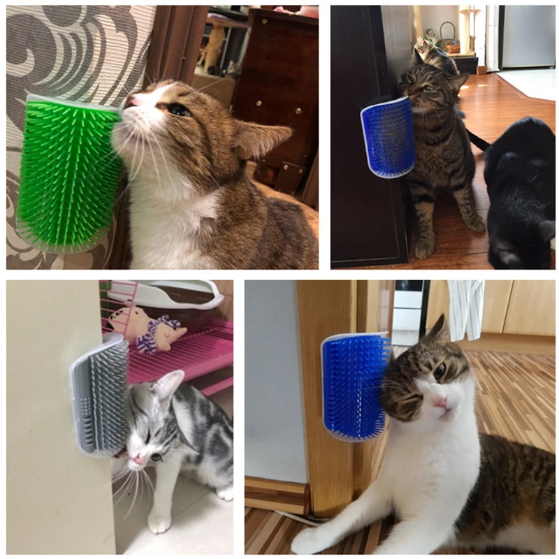 Pet Cat Self Groomer Grooming Tool Hair Removal Brush Comb for Dogs Cats Hair Shedding Trimming Cat Massage Device with Catnip Pet Cat Self Groomer Grooming Tool Hair Removal Brush Comb for Dogs Cats Hair Shedding Trimming Cat Massage Device with Catnip
