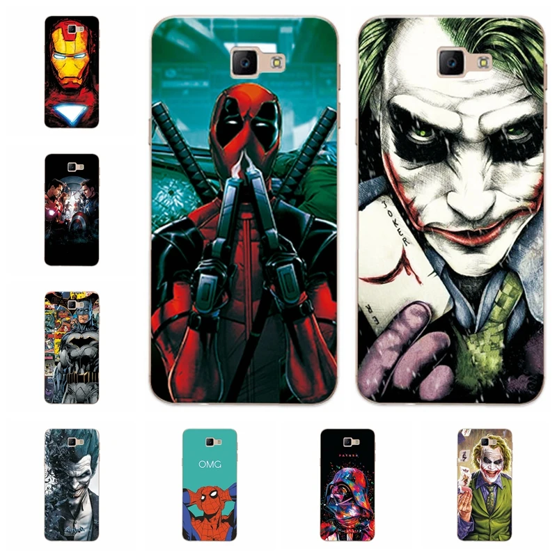 Очаровательный чехол для телефона Marvel Hero Captain America Samsung J5 Prime Железный человек