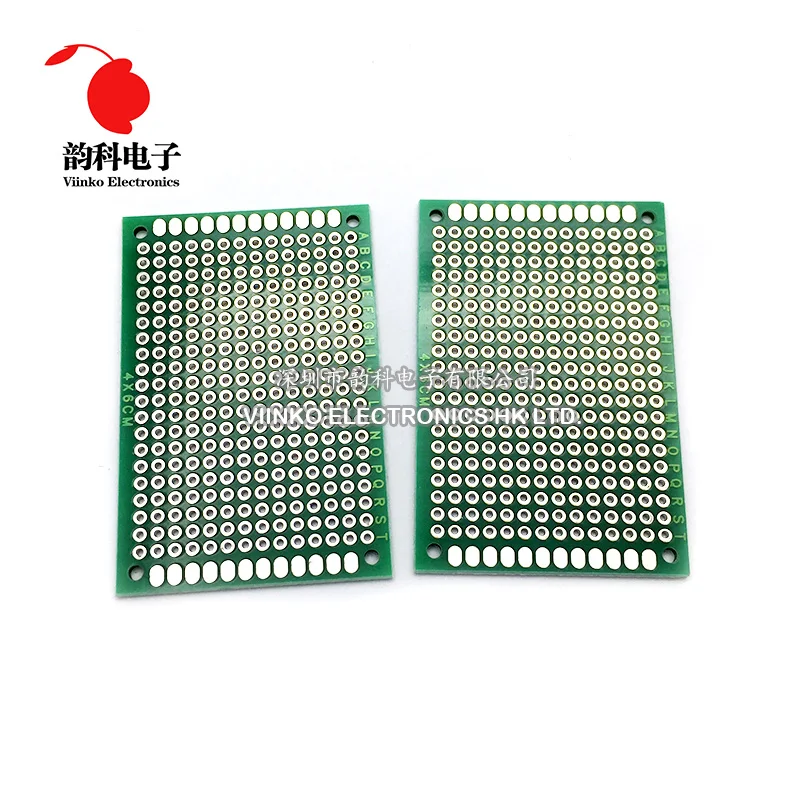 AUXcell 4x6cm Double Sided Universal Printed Circuit Board for DIY Soldering 10pcs