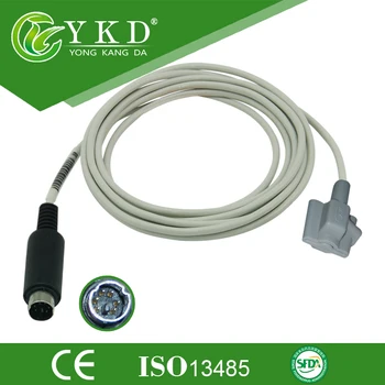

Biosys pediatric soft tip spo2 sensor,length 3 meter/6pin spo2 probe,medical TPU cable