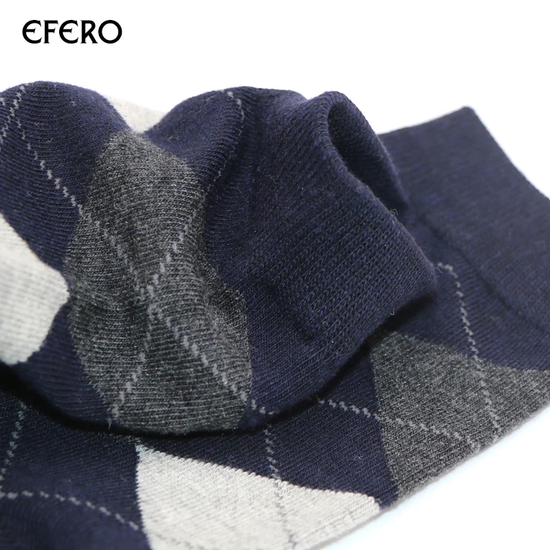 Efero 2 пары Удобные Компрессионные носки осень зима теплые классические длинные термальные хлопковые носки для мужчин носки под одежду