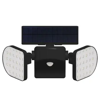 

56 LED Dual Head Solar Light Sensor Spotlight IP65 Waterproof Outdoor Lamp