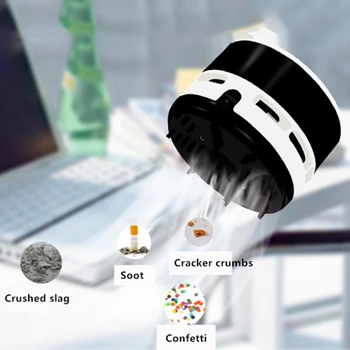 

Mini Vacuum Cleaner Portable Desktop Sweeper Handheld Cordless Multifunction Cleaning For Home Office Car