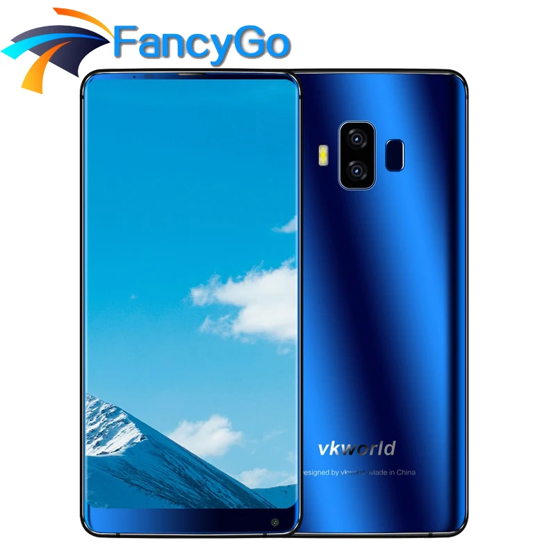 Vkworld S8 4 ГБ + 64 смартфон 5 99 дюймов 18:9 FHD Дисплей mt6750t восемь ядер 5500 мАч Android 7 0 лица