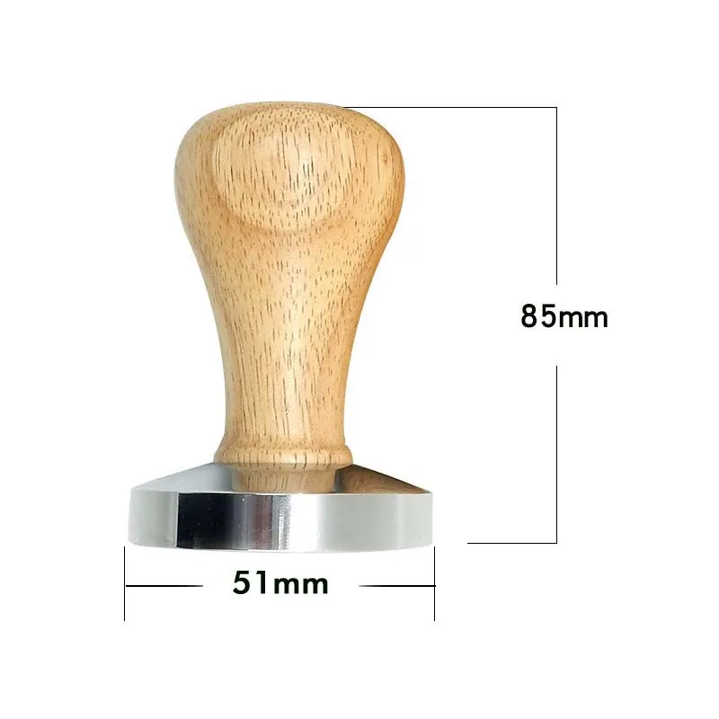 IYouNice High Quality Stainless Steel 51mm Coffee Tamper Barista