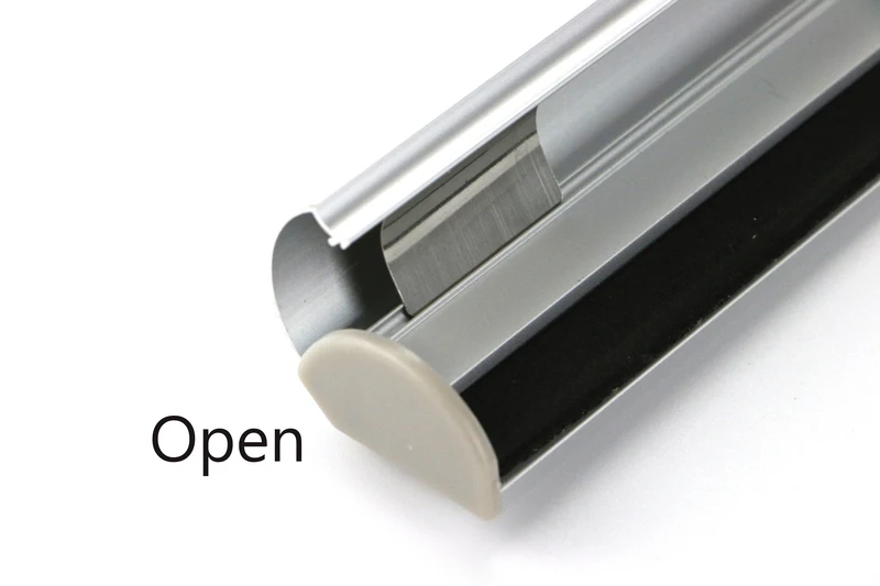 

100CM D shape aluminium alloy poster hanger strip supermarket painting portrait banner poster clip rails system