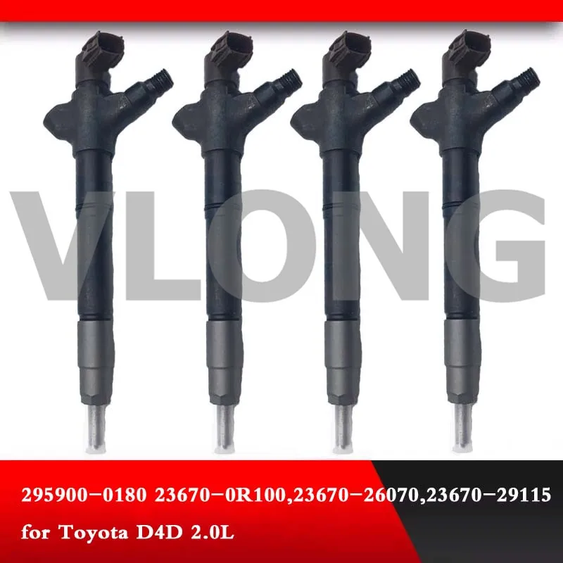 

Diesel Fuel Injector 23670-0R100 23670-26070 fit for toyota Corolla Verso T27 2.0D-4D 295900-0180