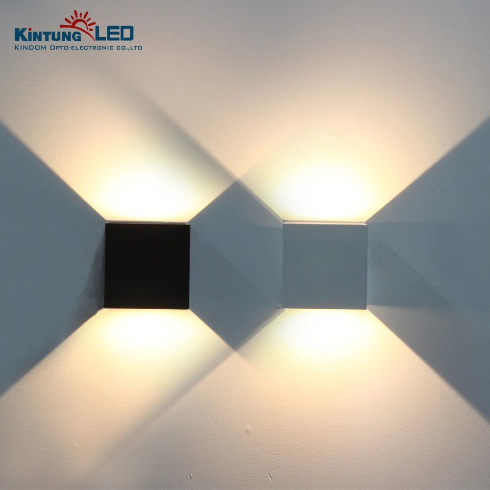 

Outdoor Waterproof IP65 12W LED Wall Light Porch Light Modern White Black Wall Lamp Courtyard corridors indoor/Outdoor Lighting
