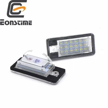 

Eonstime 2PCS 6500K 18LED License Plate Light For Audi A3 S3 A4 A5 S4 B6 A6 C6 S6 A8 S8 D3 RS4 RS6 Q7 Canbus auto light