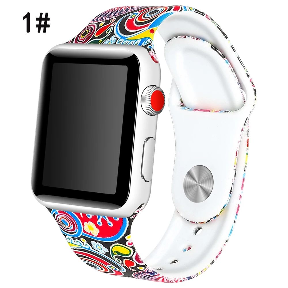

High quality Bracelet Silicone Sports Band for Apple Watch Strap 38mm 42mm watch band for iwatch Series 1 Series 2 Series 3