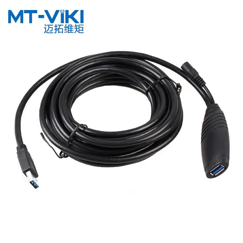 MT-VIKI USB3.0 удлинитель 5 м/10 м SS супер Скорость 15ft 30ft Высокое качество USB 3,0 удлинитель с Мощность адаптер