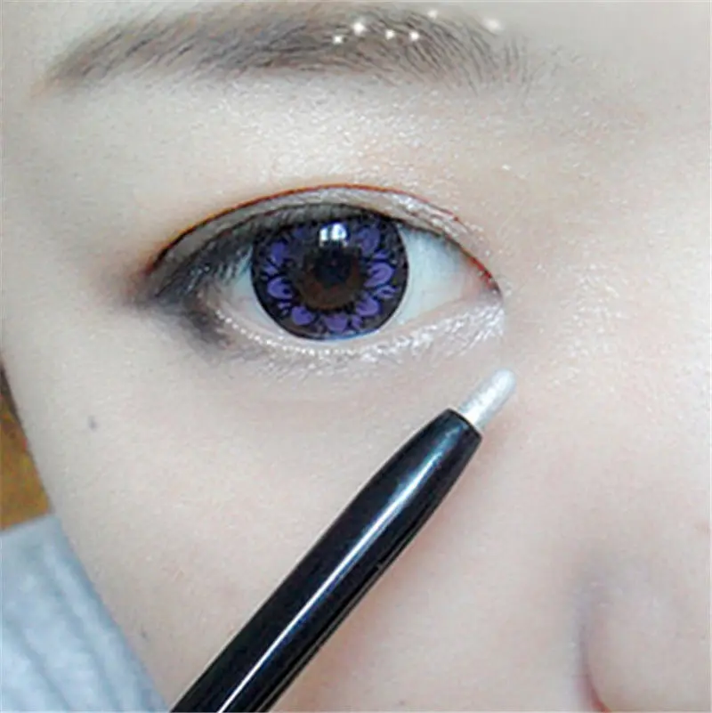 

4 Colors Makeup 2 In 1 Eyeliner PenciSponge Pen Comestic Tool SH