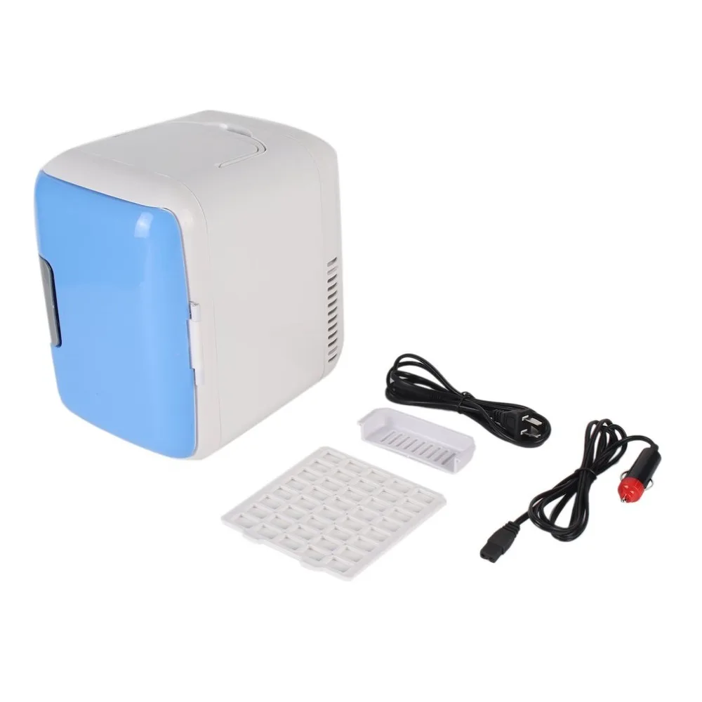 

Dual-Use 4L Home Car Use Refrigerators Ultra Quiet Low Noise Car Mini Refrigerators Freezer Cooling Heating Box Fridge