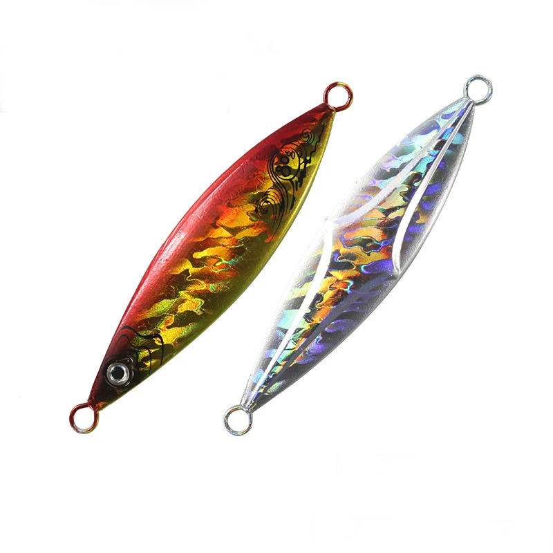 

Slow Jig Lead Fish Lure 40g Metal Jigs Slow Jigging Lures 5Color 1pcs/lot Salt Water Fishing Lures