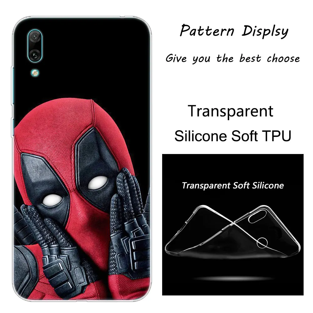 Хит, Marvel Hero Deadpool, мягкий силиконовый чехол для телефона, для huawei mate 10 20 Lite Pro Enjoy 9S Y9 Y7 Y6 Y5 Pro, Мода - Цвет: 006