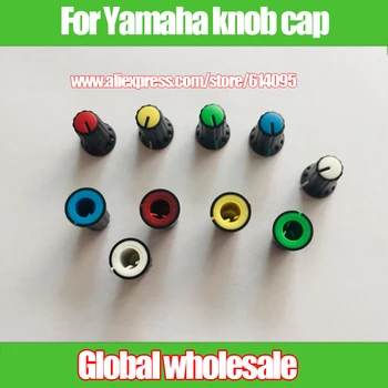 

10pcs Equalizer AUX/FX Adjust channels Signal frequency control Power switch knob Switch LED effect Channel knob cap shell cover