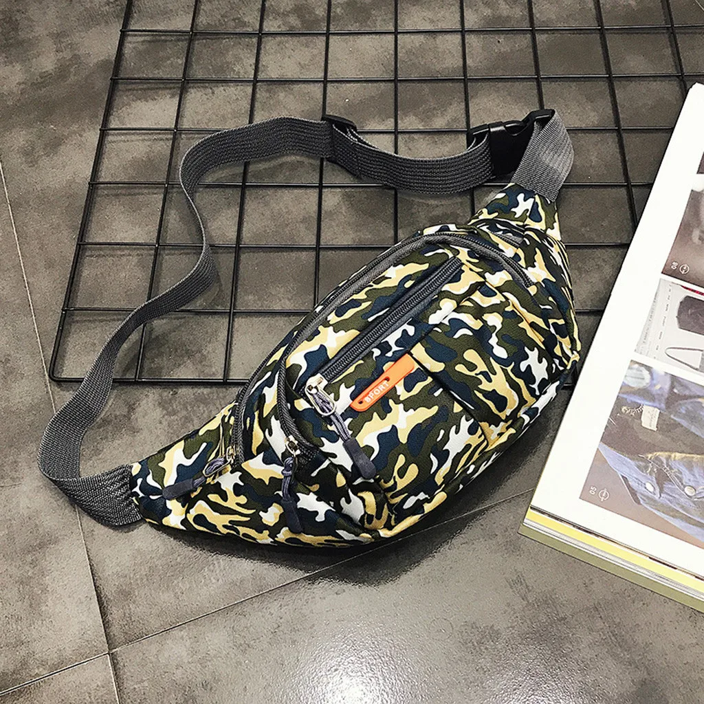 Унисекс поясная сумка в стиле милитари камуфляжные нагрудные сумки для студентов на открытом воздухе спортивная сумка для телефона пояс