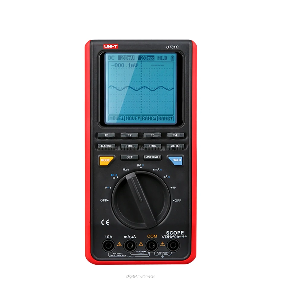 UNI T UT81C цифровой осциллограф волна мультиметр Ручной AC DC Вольт Ампер