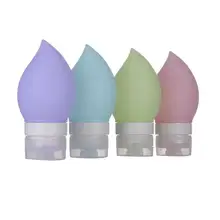 Силиконовая эмульсионная коробка в форме капли модная многоцветная портативная бутылка товары для дома и ванной комнаты