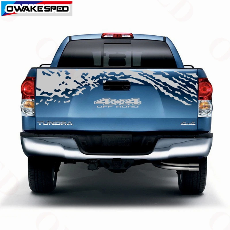 Виниловая наклейка для внедорожников Toyota Tundra 4x4 декоративные наклейки заднего