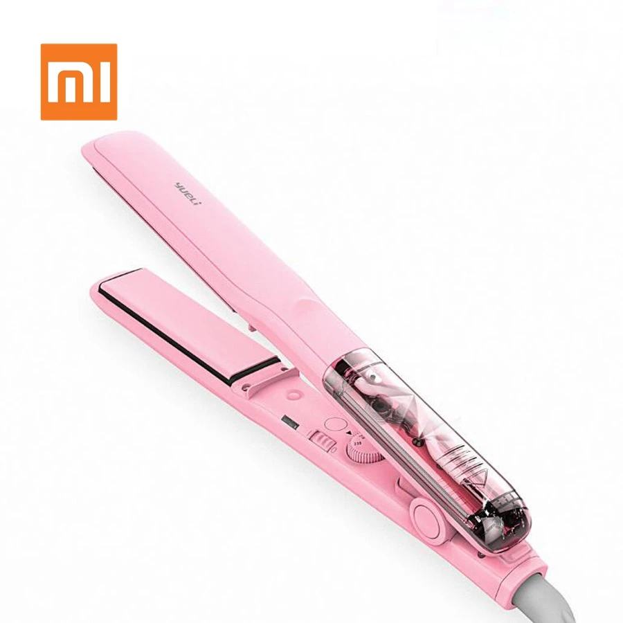 Xiaomi Yueli Professional Vapor Steam Hair Straightener Curler Salon Hair Styling 5 Levels adjustab