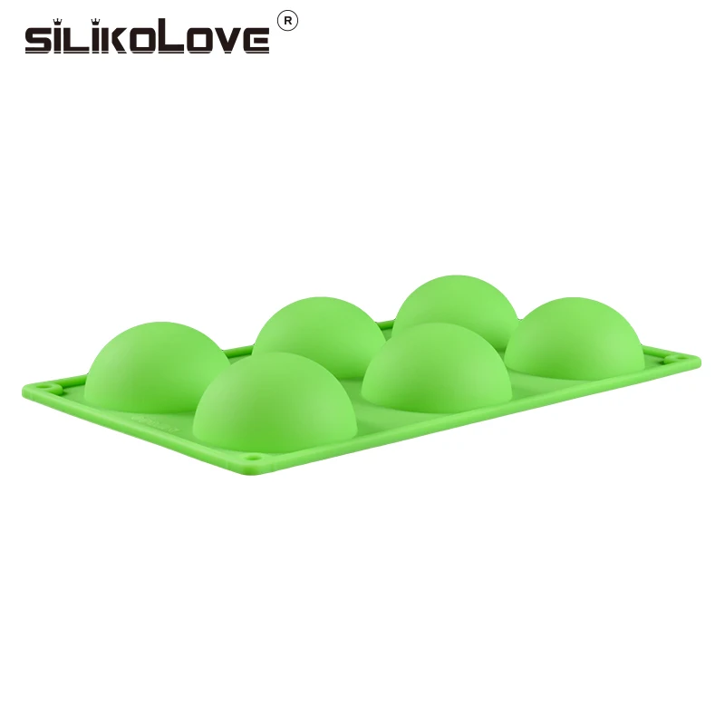 Силиконовая форма SILIKOLOVE в форме полусферы искусственные силиконовые формы для
