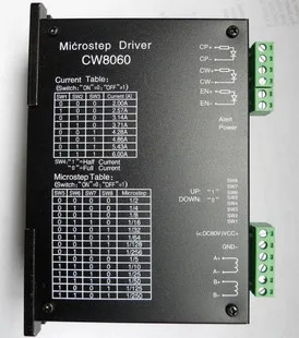 

CW8060 Stepper motor driver 80VDC/6A /256 Microstep for CNC Router Mill CNC Stepper Controller kit
