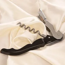 Ручка из нержавеющей стали, Профессиональная многофункциональная открывалка для вина, портативный штопор, штопор, открывалка для бутылок, инструменты для приготовления 1j10