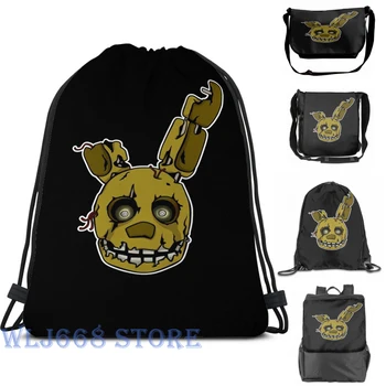 

Funny graphic print shoulder Bags women Five Nights at Freddy's - FNAF 3 - Springtrap Single shoulder backpack travel men