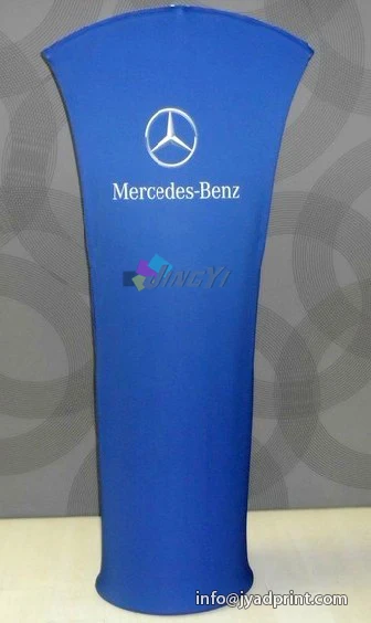 Ez-Tube Stretch Polyester Graphic 3D Shaped Display Banner Tower Stand