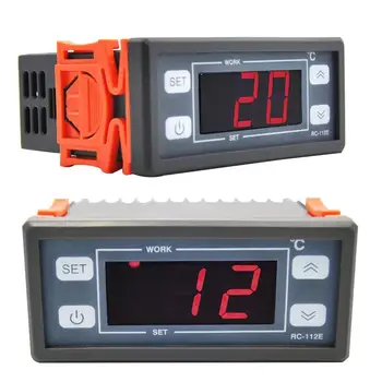 

RC-112E Digital Temperature Controller Thermostat Microcomputer Thermoregulator Refrigerator Thermocouple Controller