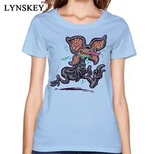 Demogorgon футболка Женская мода Slim Fit брендовая одежда наряд Лето Осень органический хлопок странные вещи изображение футболка